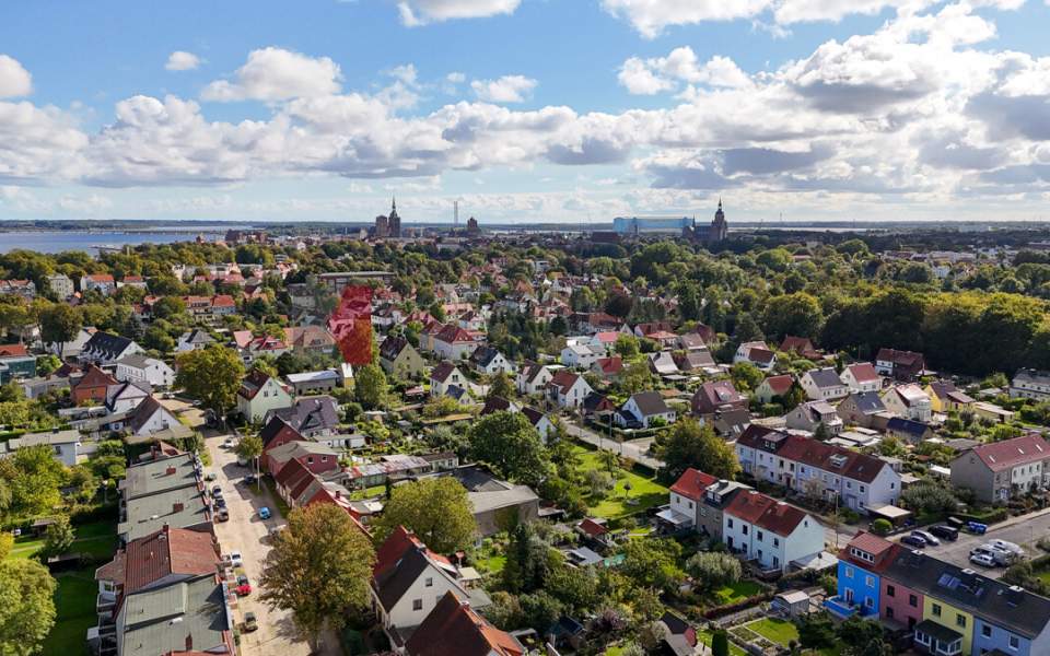 Luftlinie Rügenbrücke